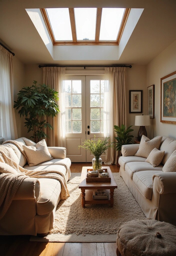 15 Stunning Indoor Sunroof Furniture Ideas to Brighten Your Space (You Won’t Believe #9!) - 7. Cozy Lounge Area