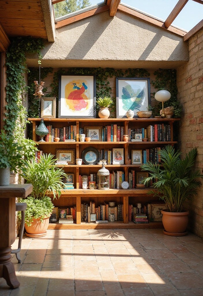 15 Stunning Indoor Sunroof Furniture Ideas to Brighten Your Space (You Won’t Believe #9!) - 8. Artistic Display Furniture