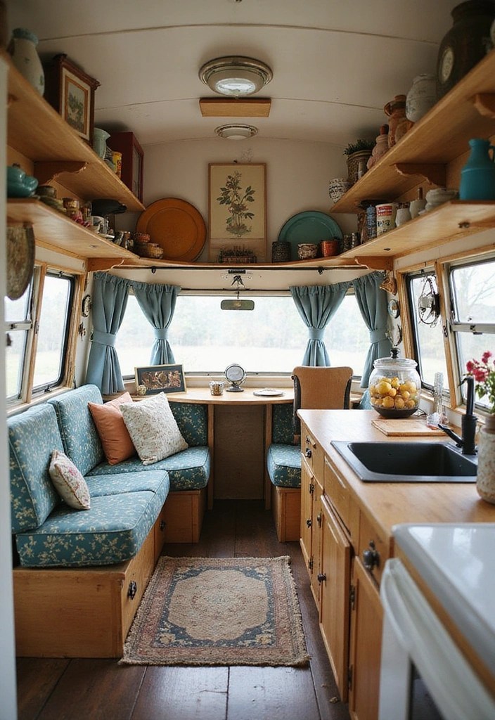 16 DIY Camper Decor Ideas to Personalize Your Tiny Home on Wheels! - 10. Vintage Finds