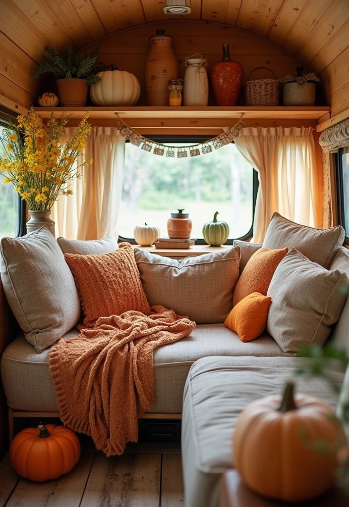 16 DIY Camper Decor Ideas to Personalize Your Tiny Home on Wheels! - 14. Seasonal Decor Updates