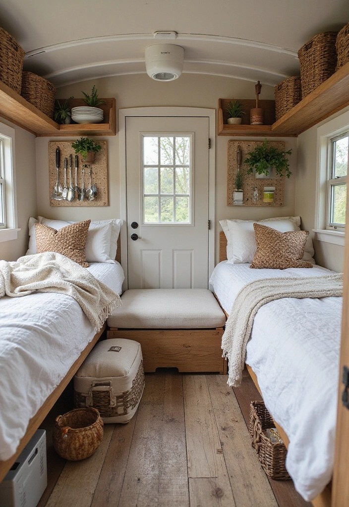16 DIY Camper Decor Ideas to Personalize Your Tiny Home on Wheels! - 6. Creative Storage Solutions