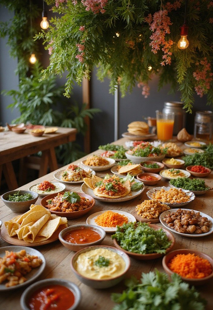 16 Magical Spring Garden Party Ideas to Create the Perfect Atmosphere! - 13. Interactive Food Stations