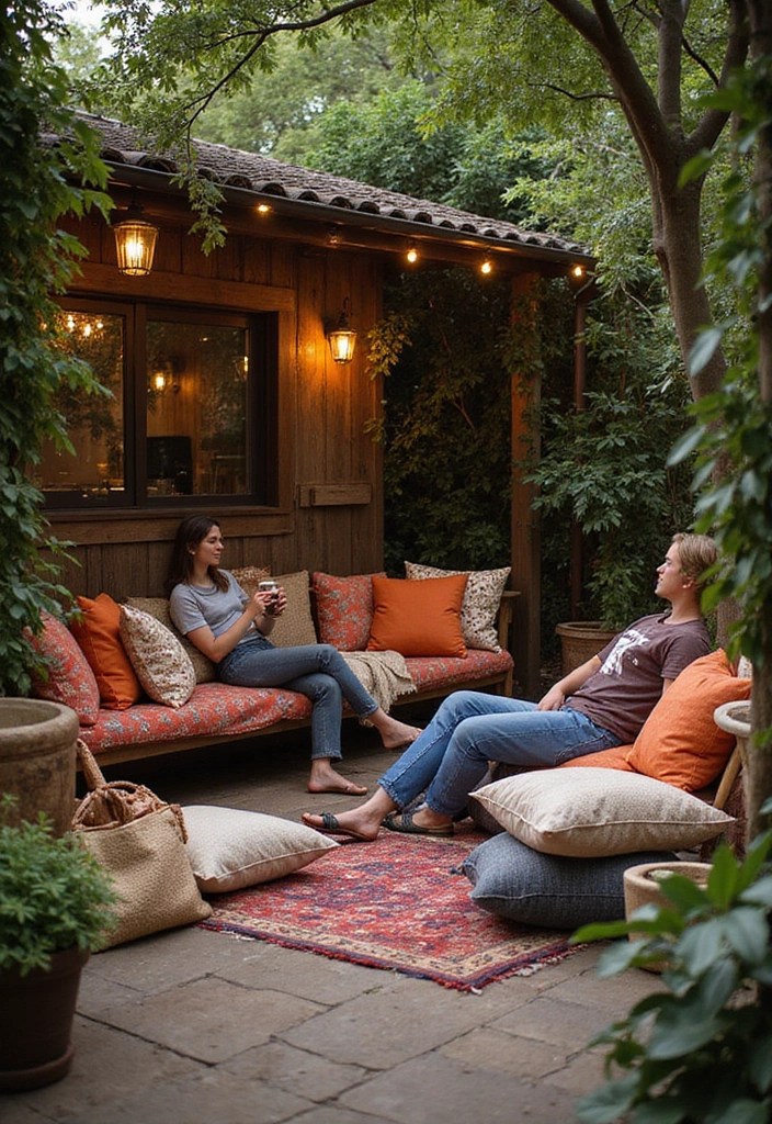 16 Magical Spring Garden Party Ideas to Create the Perfect Atmosphere! - 3. Cozy Blankets and Pillows