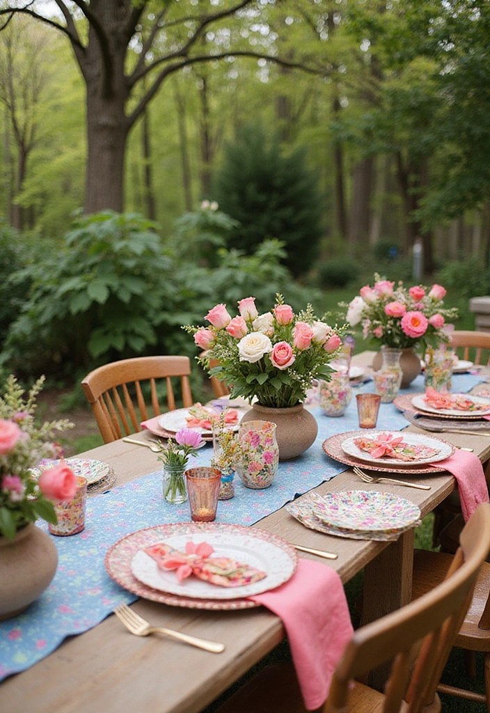 16 Magical Spring Garden Party Ideas to Create the Perfect Atmosphere! - 9. Themed Table Decor