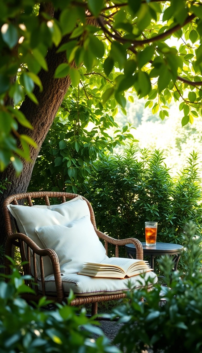 18 Genius Outdoor Living Spaces That Seamlessly Connect to Your Home (Don't Miss #12!) - 17. Cozy Reading Nook