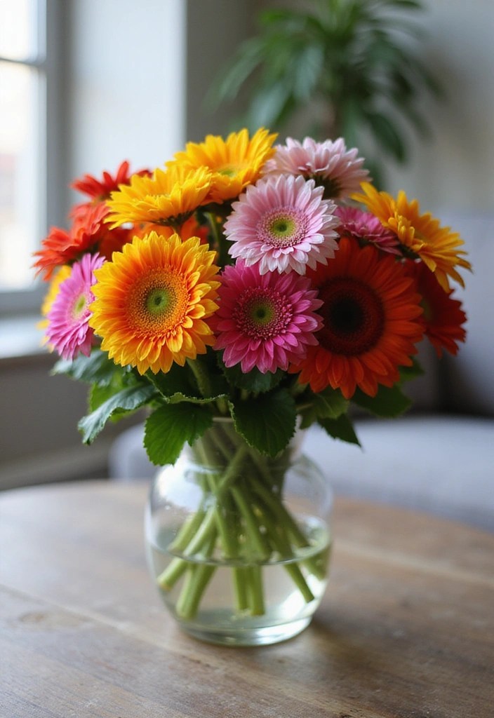 20 DIY Coffee Table Decorations That Look Luxurious on a Budget! - 4. Fresh Flower Bouquets