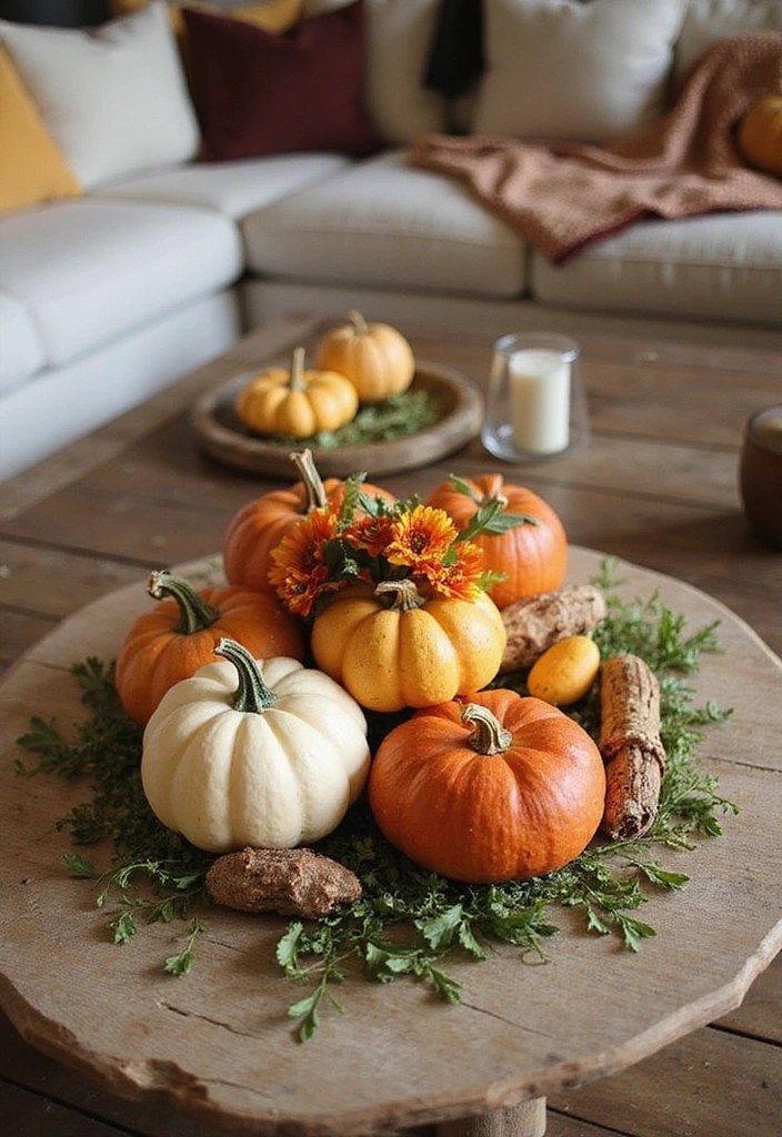 20 DIY Coffee Table Decorations That Look Luxurious on a Budget! - 6. Seasonal Decor