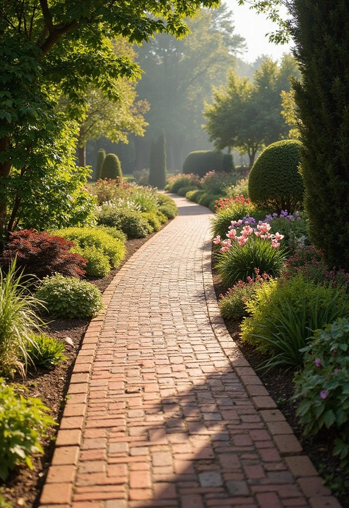 Cheap Walkway Ideas: 10 Stunning and Affordable Paths for Your Garden! - 6. Brick Pathways