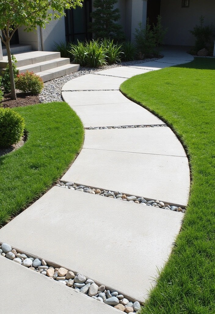 Cheap Walkway Ideas: 10 Stunning and Affordable Paths for Your Garden! - 7. Concrete Paths