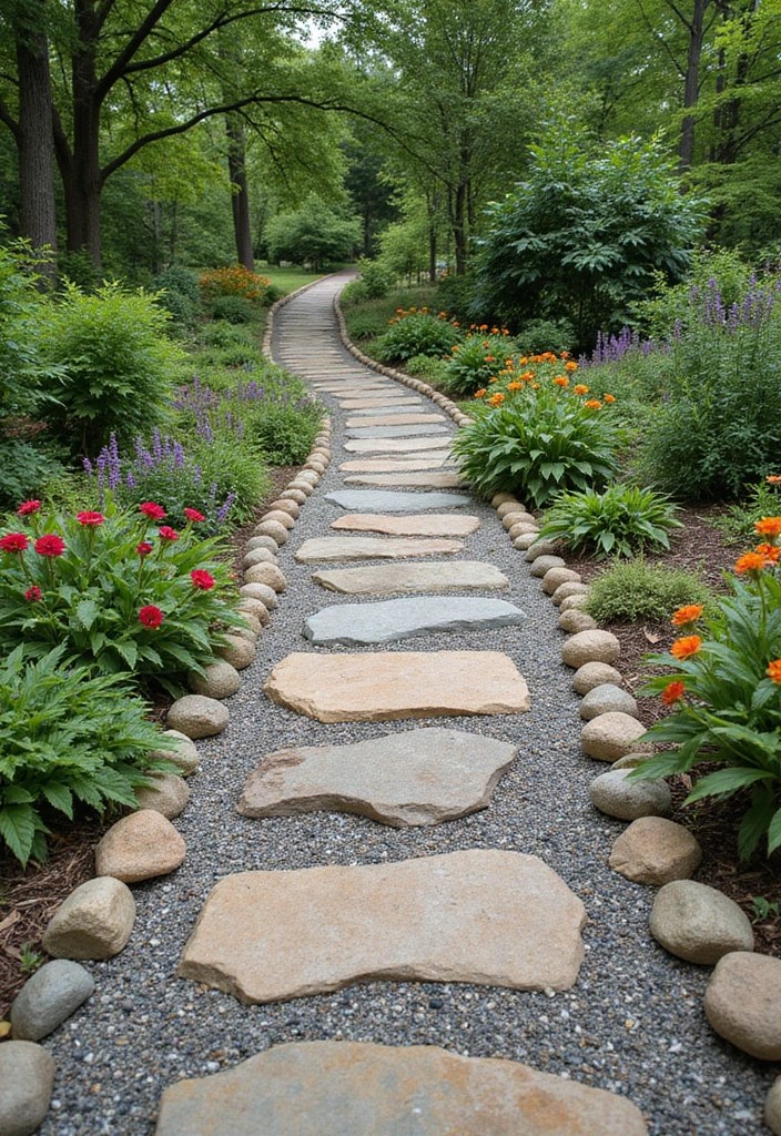 Cheap Walkway Ideas: 10 Stunning and Affordable Paths for Your Garden! - 8. Natural Stone Walkways