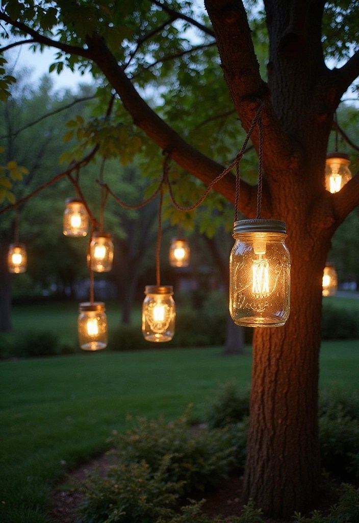 Illuminate Your Outdoors: 10 DIY Lighting Projects That Will Amaze You! - 1. Mason Jar Lanterns