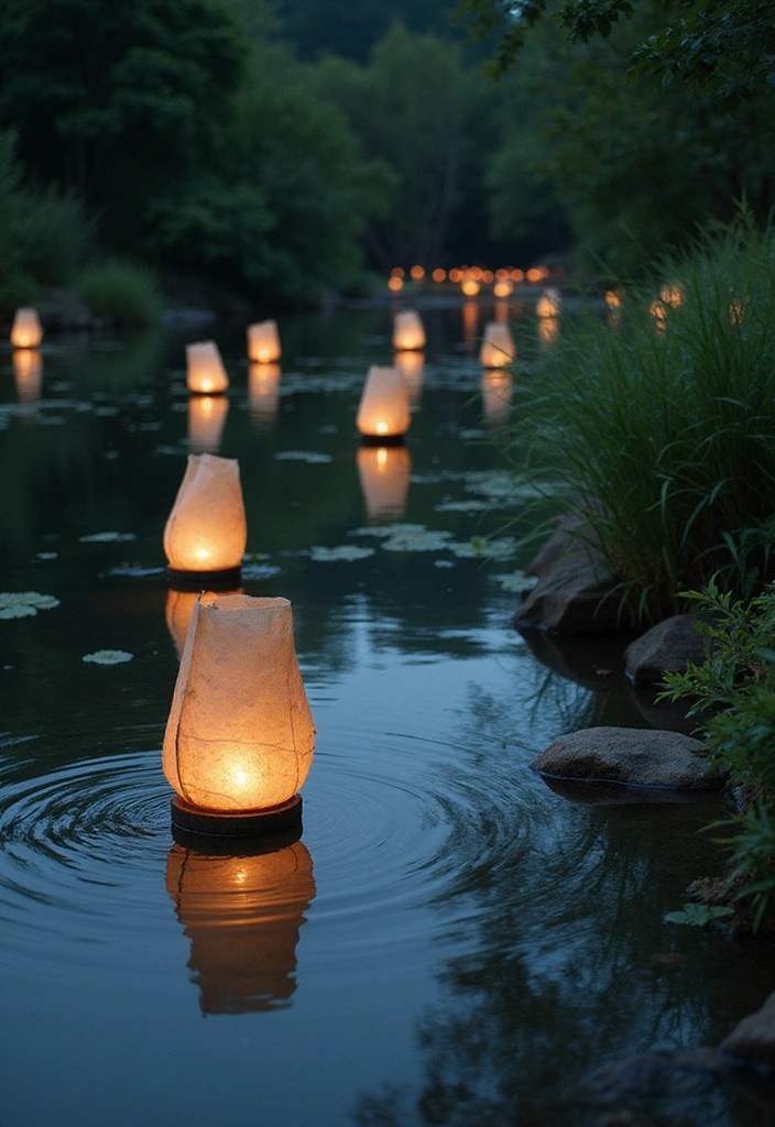 Illuminate Your Outdoors: 10 DIY Lighting Projects That Will Amaze You! - 10. Floating Lanterns on Water