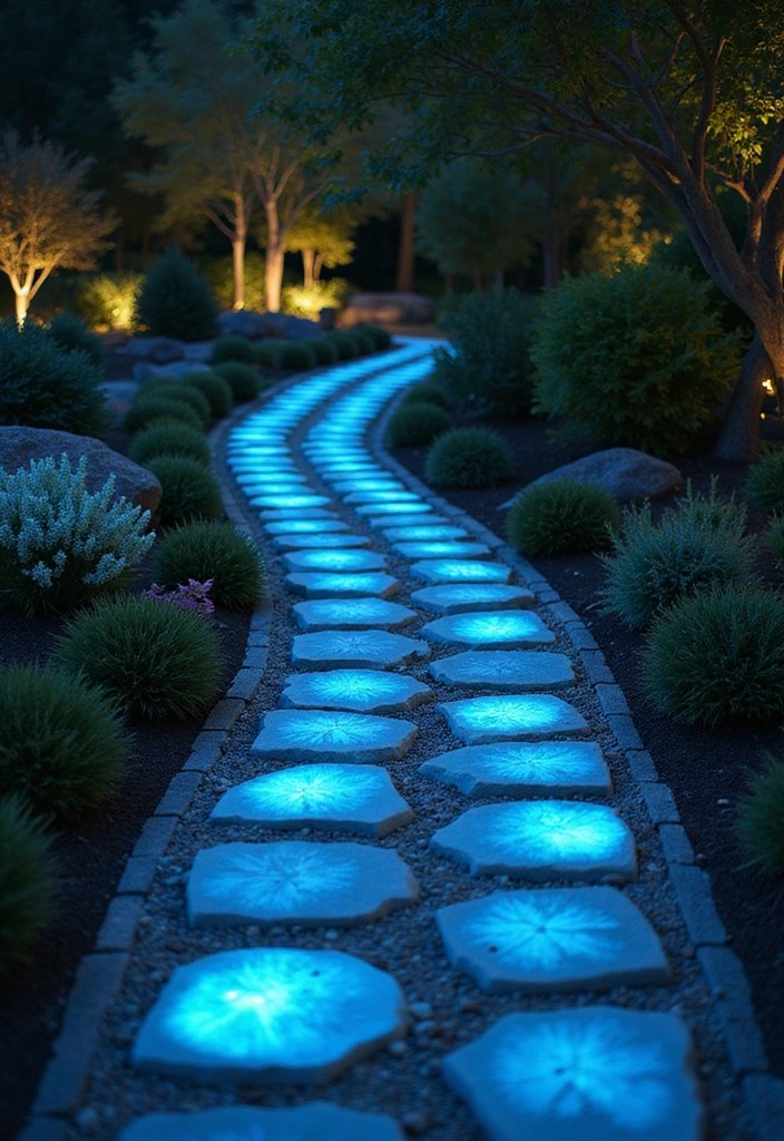 Illuminate Your Outdoors: 10 DIY Lighting Projects That Will Amaze You! - 6. Glow-in-the-Dark Pathway Stones