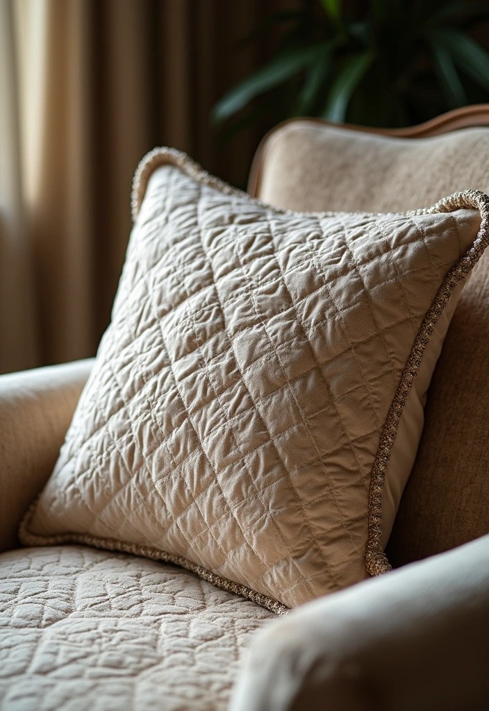 10 DIY Decorative Throw Pillow Ideas That Are Easier Than You Think! - 5. Quilted Comfort