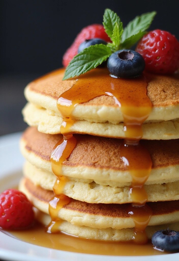 10 Easy Breakfast Ideas for Your Date That Will Leave Them Speechless! - 1. Fluffy Pancakes with Maple Syrup