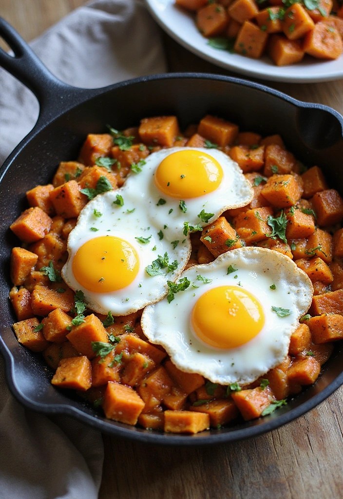 10 Easy Breakfast Ideas for Your Date That Will Leave Them Speechless! - 10. Sweet Potato Hash with Eggs