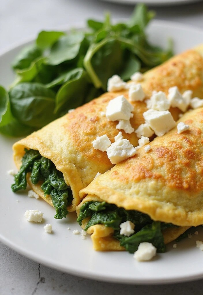 10 Easy Breakfast Ideas for Your Date That Will Leave Them Speechless! - 9. Savory Spinach and Feta Omelet