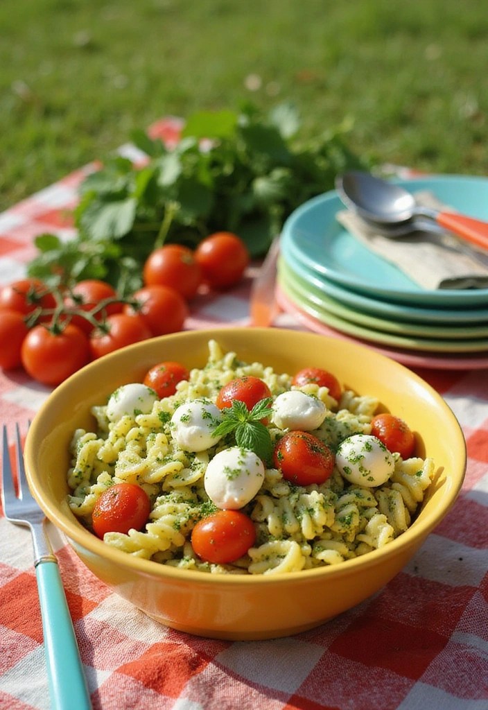 10 Easy Meal Prep Ideas That Busy Moms Will Absolutely Love! - 9. Simple Pesto Pasta Salad