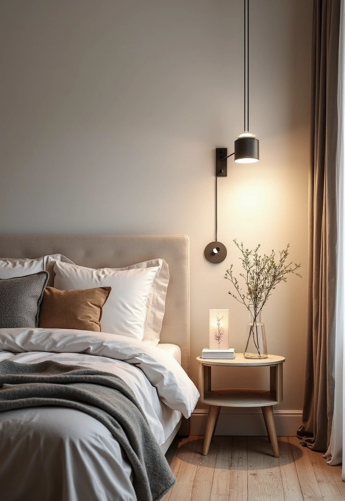 11 Lighting Tricks to Make Your Small Bedroom Feel Bigger and Brighter! - 3. Opt for Multi-Functional Light Fixtures