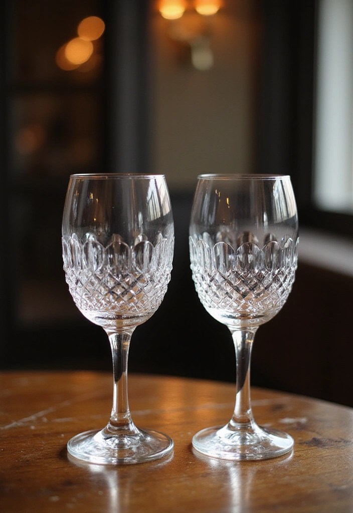 14 Must-Have Drinkware Styles for Your Home (You'll Want to Flaunt) - 5. Elegant Crystal Glasses