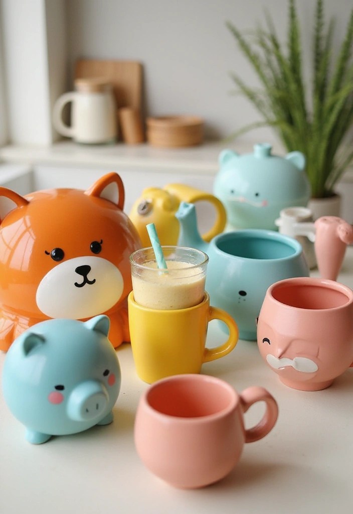 14 Must-Have Drinkware Styles for Your Home (You'll Want to Flaunt) - 8. Fun Shapes and Designs
