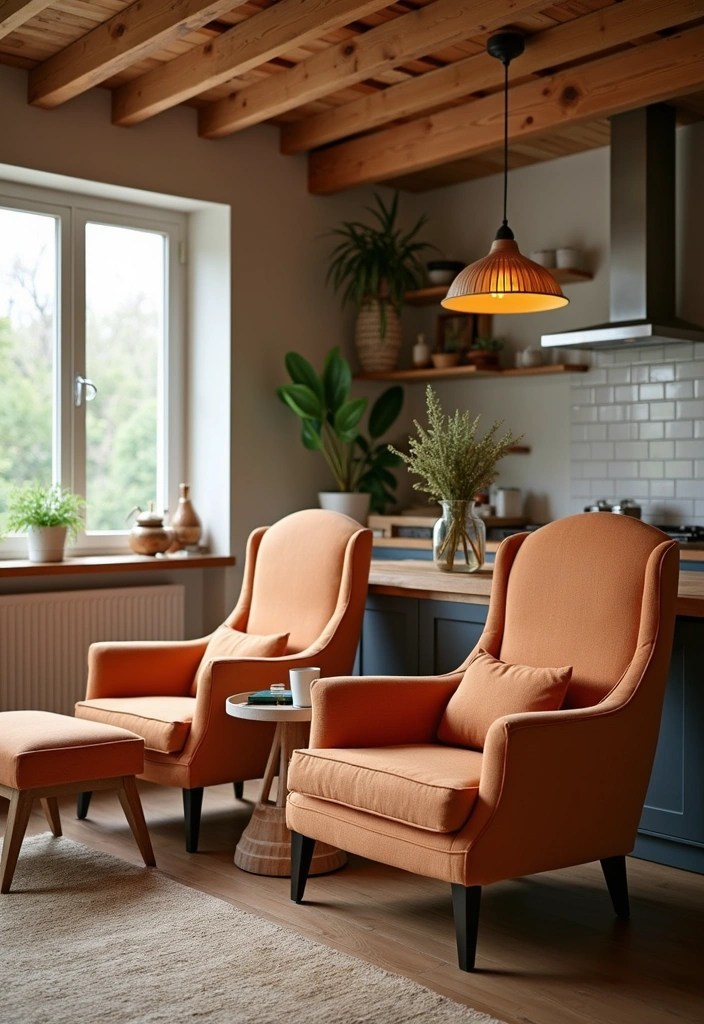 14 Rustic Bar Chairs That Will Bring Cozy Vibes to Your Kitchen! - 5. High Back Lounge Chairs