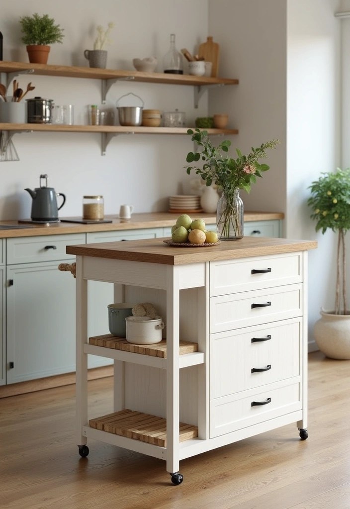 15 Cozy Kitchen Islands with Seating Perfect for Entertaining Friends! - 12. Small Space Solutions