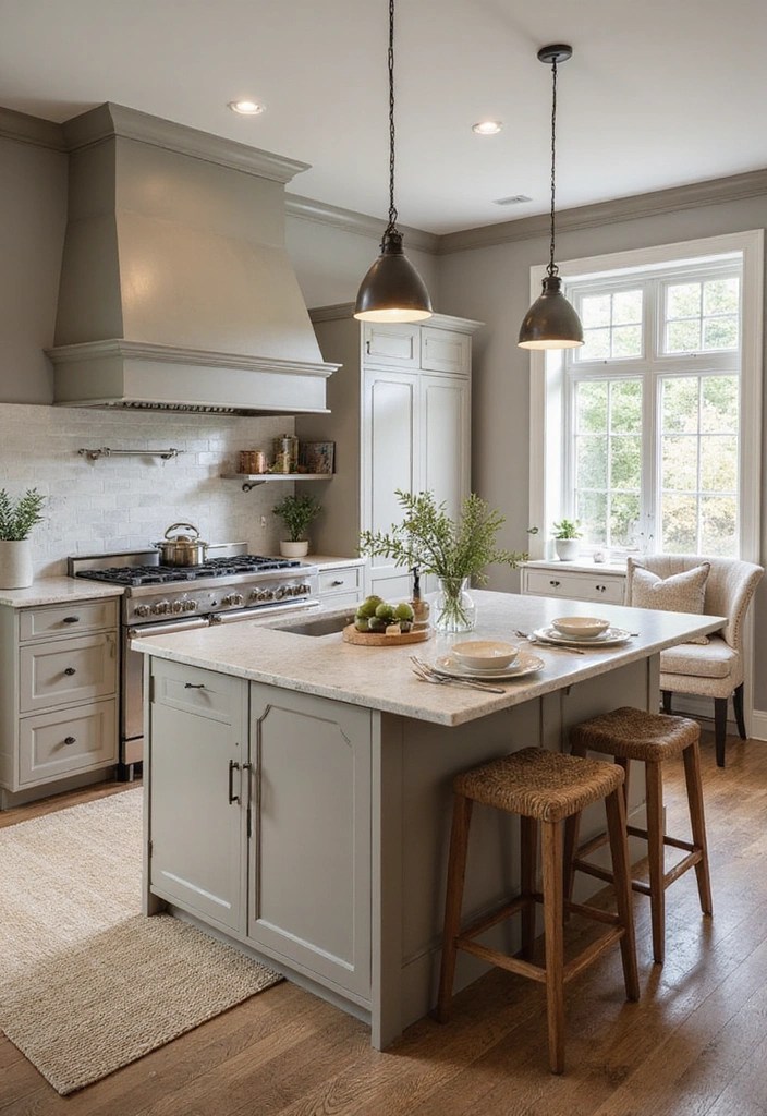 15 Cozy Kitchen Islands with Seating Perfect for Entertaining Friends! - 4. Multi-Functional Marvel