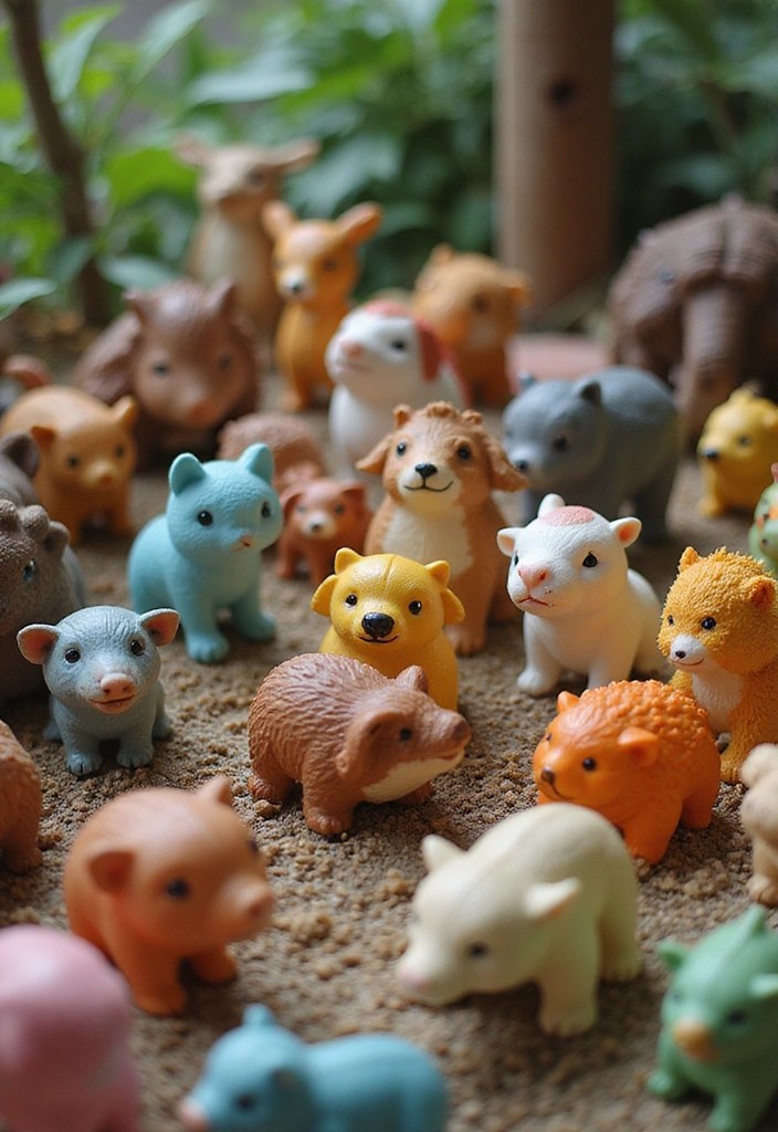 15 Creative Return Gift Ideas for Girls' Toddler Birthdays (You Won't Believe #7!) - 11. Animal Figurines