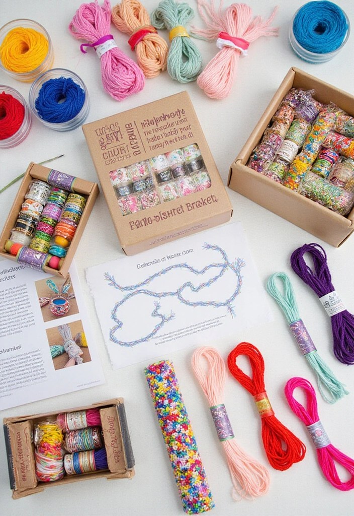 15 Creative Return Gift Ideas for Girls' Toddler Birthdays (You Won't Believe #7!) - 3. DIY Friendship Bracelets