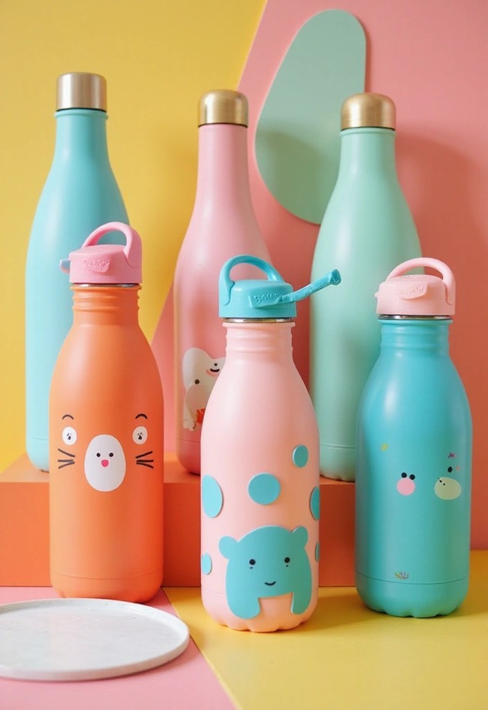 15 Creative Return Gift Ideas for Girls' Toddler Birthdays (You Won't Believe #7!) - 8. Fun Water Bottles