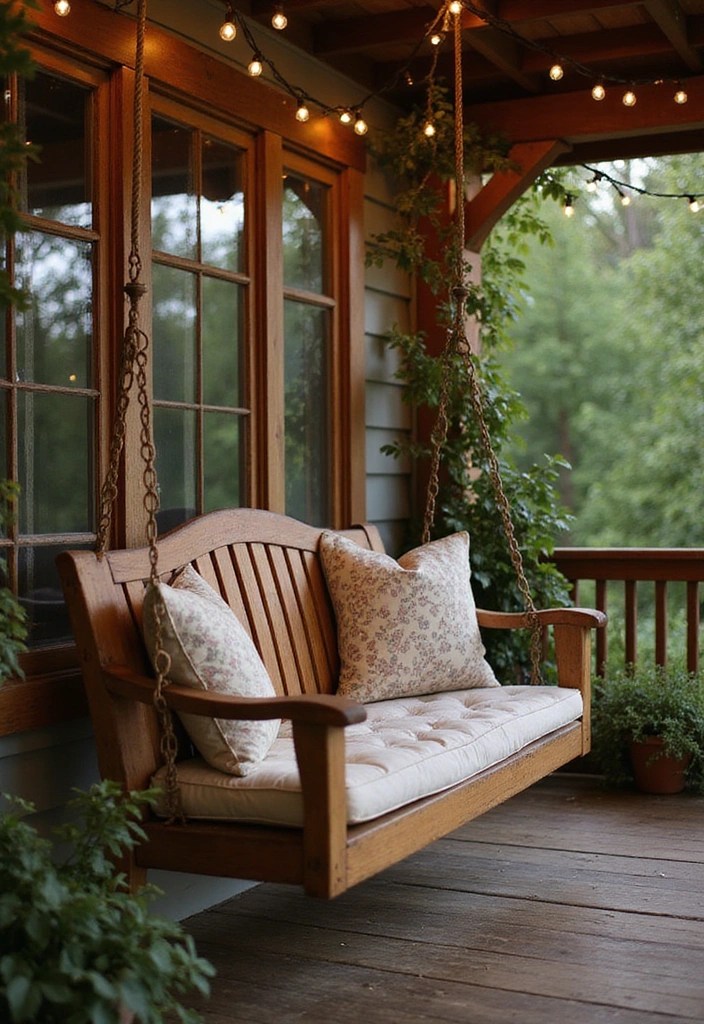 15 Decorative Home Swings That'll Transform Your Outdoor Oasis (You Won't Believe #7!) - 3. Vintage Porch Swing