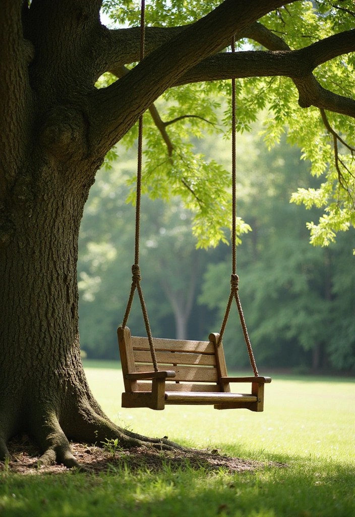 15 Decorative Home Swings That'll Transform Your Outdoor Oasis (You Won't Believe #7!) - 5. Traditional Tree Swing