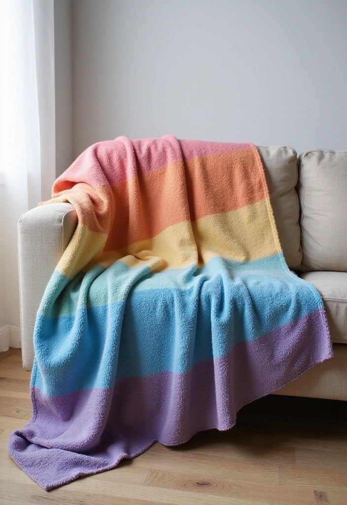 15 Decorative Throw Blankets That'll Make Your Living Room Irresistibly Cozy! - 10. Ombre Throws