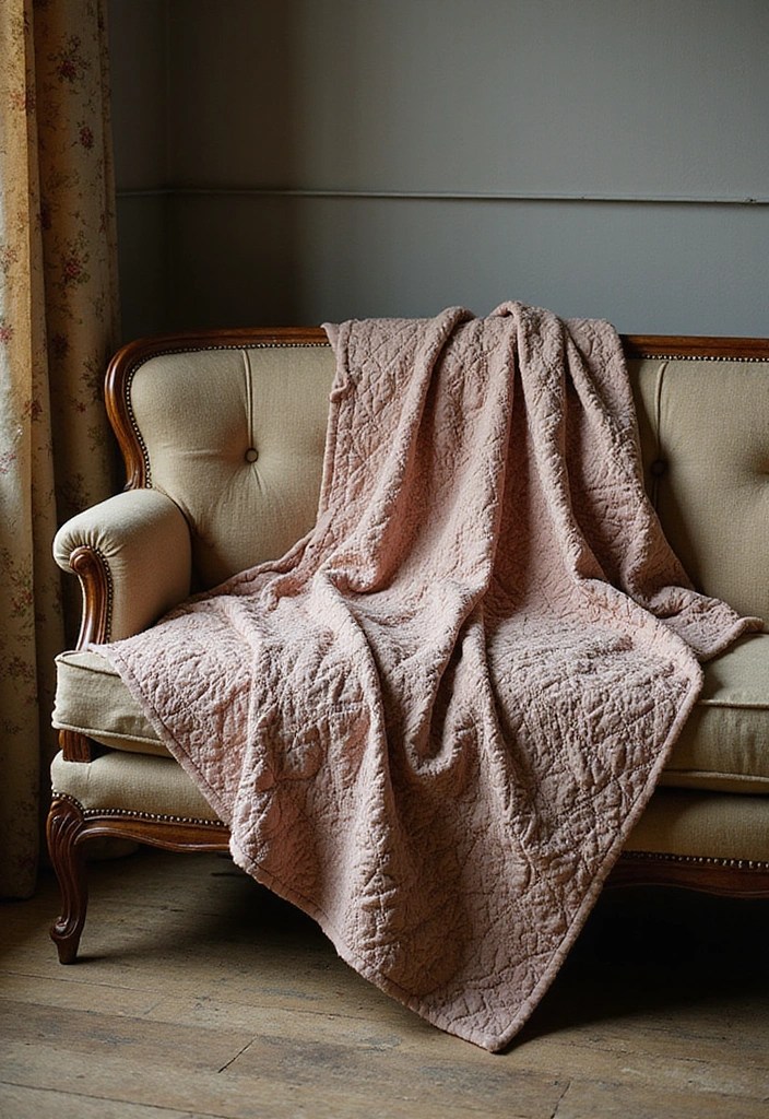 15 Decorative Throw Blankets That'll Make Your Living Room Irresistibly Cozy! - 15. Quilted Throws