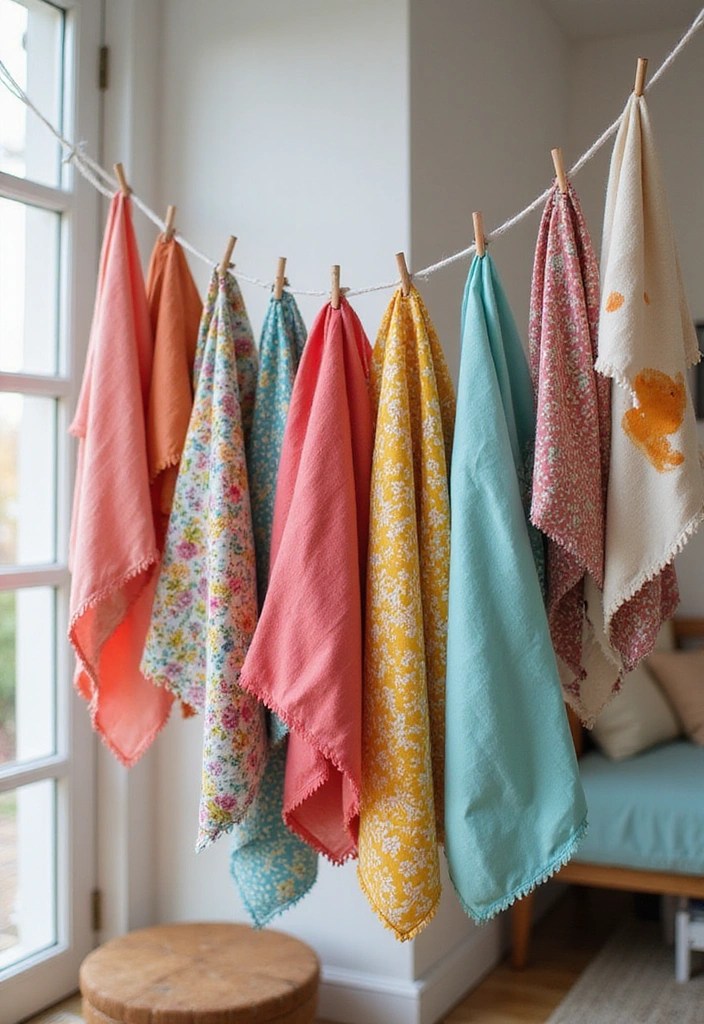 15 DIY Curtain Rod Ideas That'll Elevate Your Home Decor Game Instantly (Check Out #10!) - 15. Customized Tension Rods with Fabrics