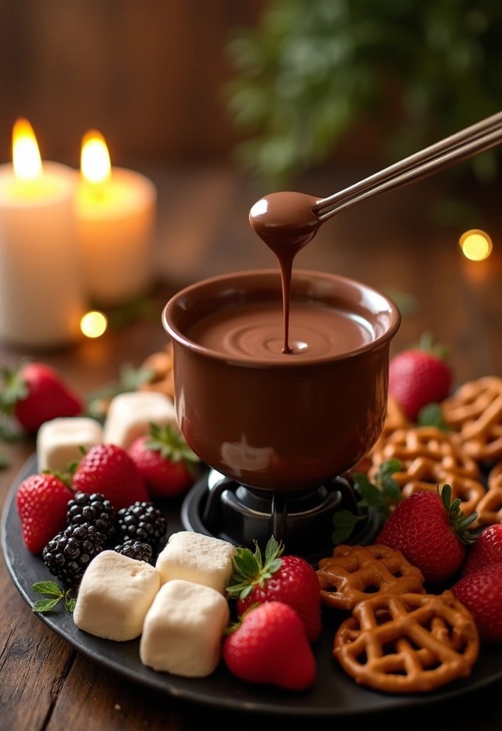 15 Easy Dinner Ideas for Date Night That Will Set the Mood (Don't Miss #8!) - 13. Chocolate Fondue Delight