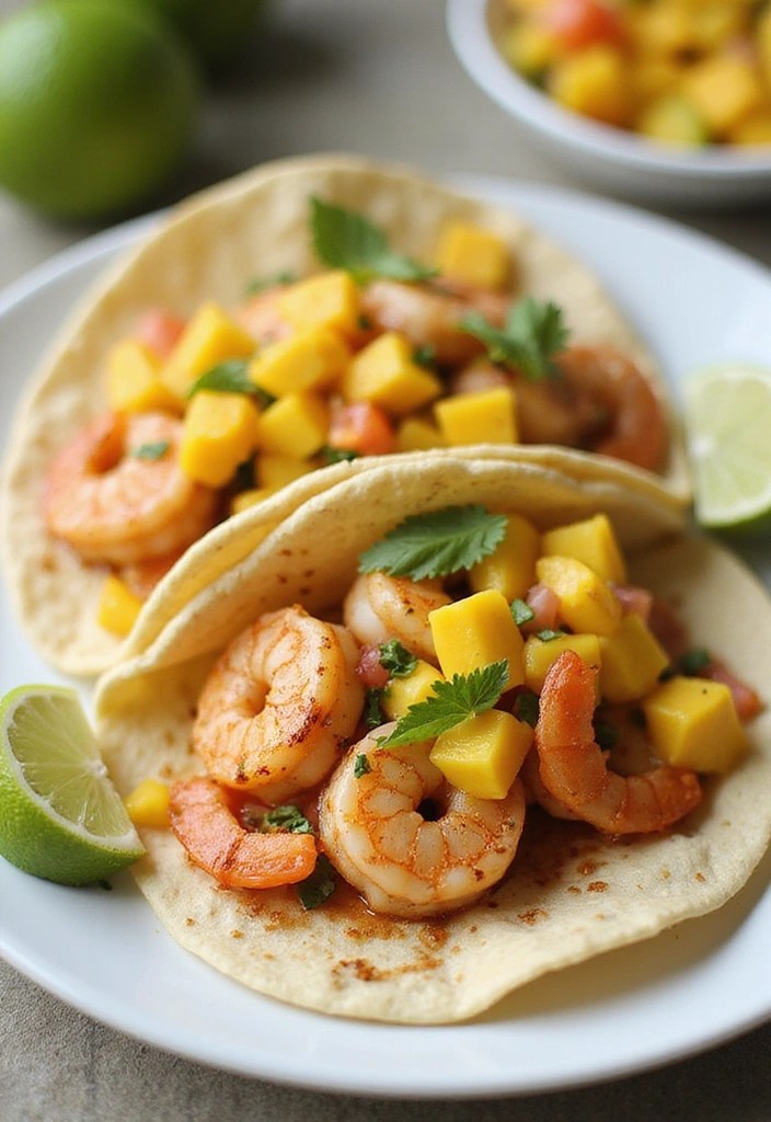 15 Easy Dinner Ideas for Date Night That Will Set the Mood (Don't Miss #8!) - 4. Shrimp Tacos with Mango Salsa
