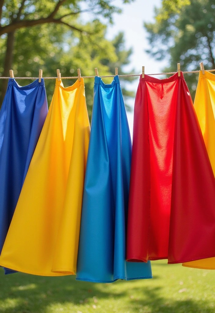 15 Fun Birthday Return Gift Ideas for Boys That Will Leave Them Smiling! - 1. Customized Superhero Capes