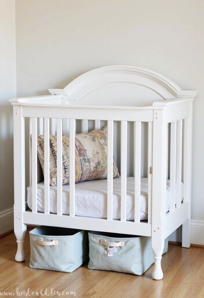 15 Genius Nursery Organization Ideas That'll Save You Money (and Time!) - 10. Utilize Under-Crib Storage