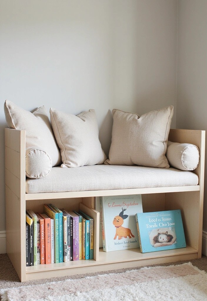 15 Genius Nursery Organization Ideas That'll Save You Money (and Time!) - 12. Create a Reading Nook