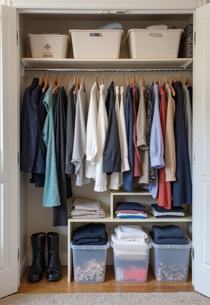 15 Genius Nursery Organization Ideas That'll Save You Money (and Time!) - 7. Utilize Closet Organizers