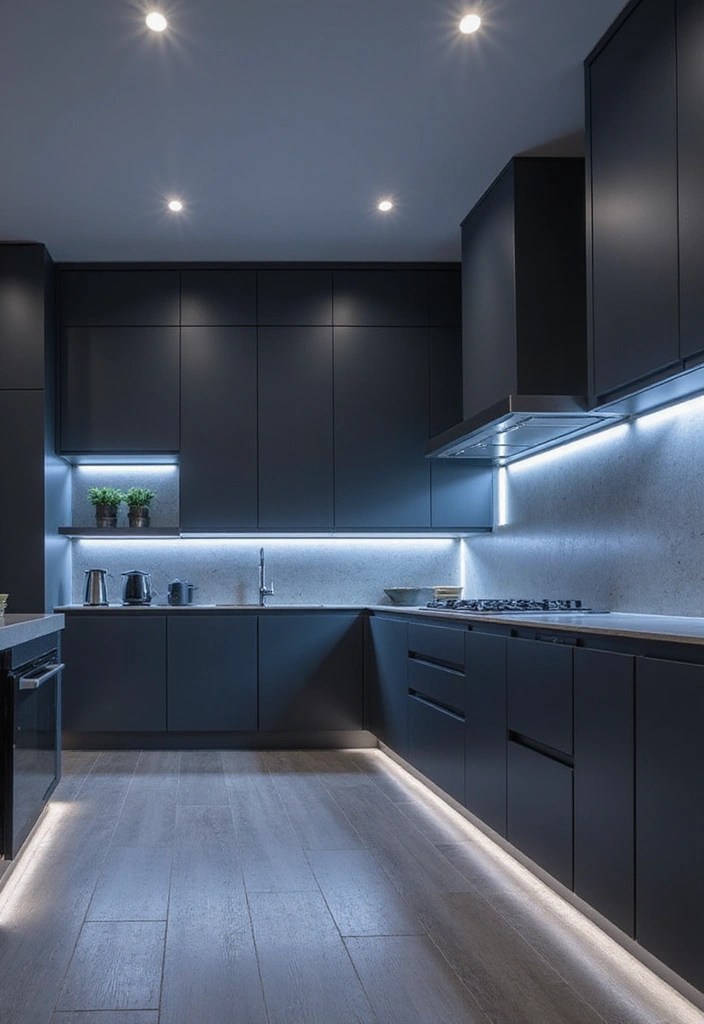15 Kitchen Islands Lighting Designs You’ll Want to Copy Immediately! - 14. Integrated LED Lighting