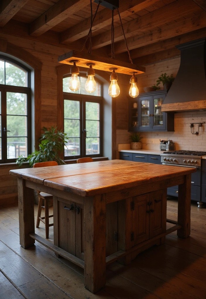15 Kitchen Islands Lighting Designs You’ll Want to Copy Immediately! - 2. Rustic Chandeliers