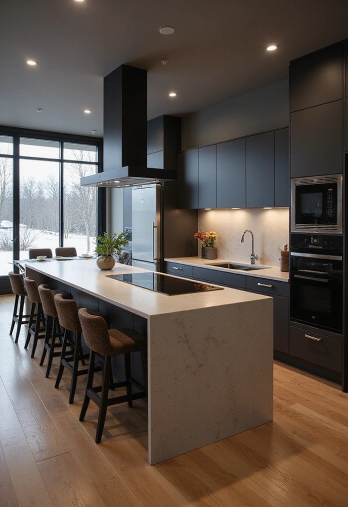 15 Kitchen Islands Lighting Designs You’ll Want to Copy Immediately! - 7. Smart Lighting Solutions