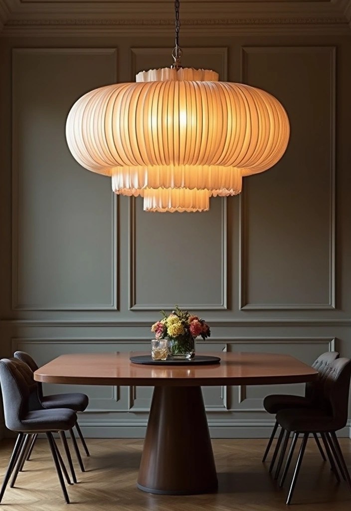 15 Modern Dining Room Decor Ideas That Will Leave You Speechless (You Won't Believe #7!) - 5. Statement Lighting Fixtures