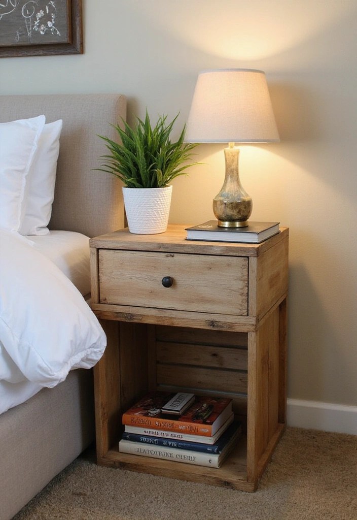 15 Stunning Furniture Hacks for Bedroom Decorating (You Won't Believe #7!) - 1. Reimagine Your Nightstand