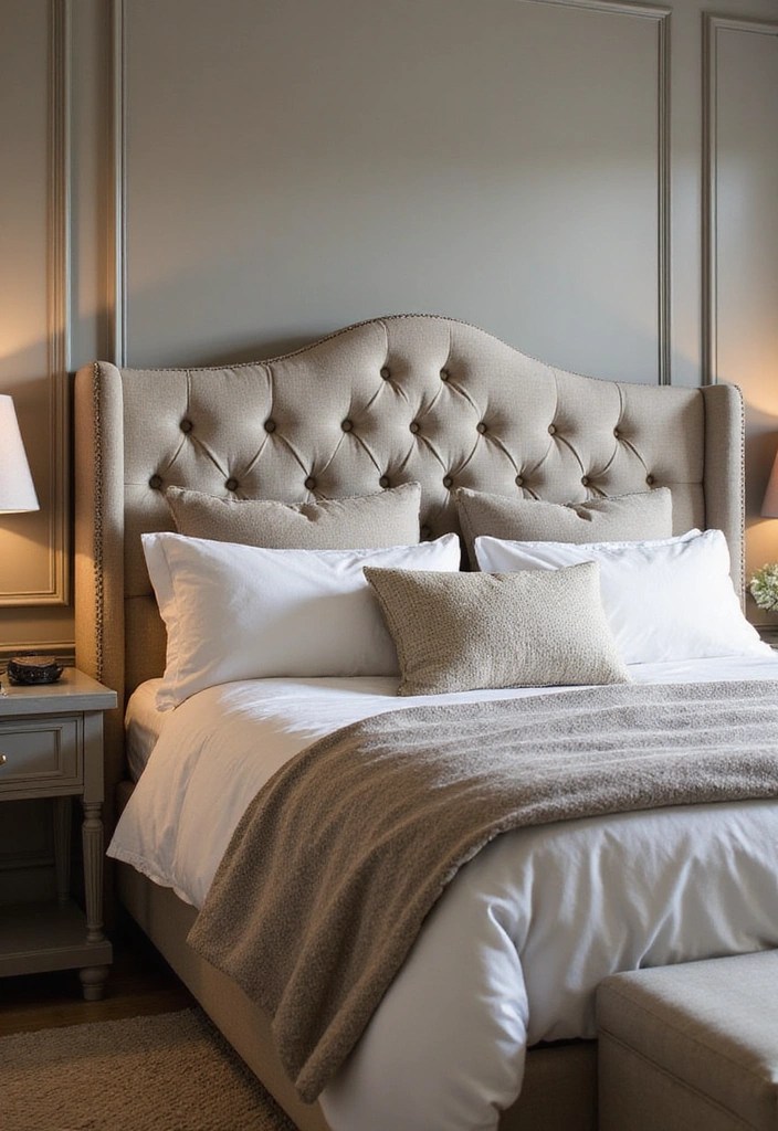 15 Stunning Furniture Hacks for Bedroom Decorating (You Won't Believe #7!) - 4. Upholstered Headboard Options