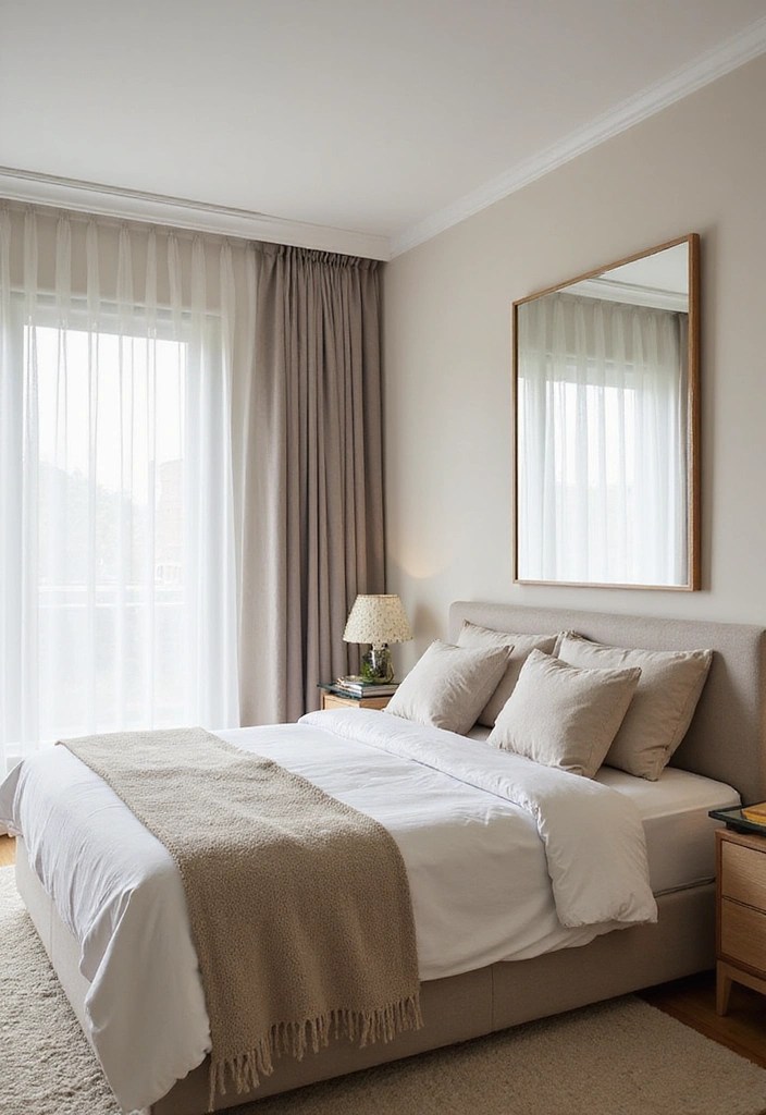 15 Stunning Furniture Hacks for Bedroom Decorating (You Won't Believe #7!) - 7. Use Mirrors to Create Illusion