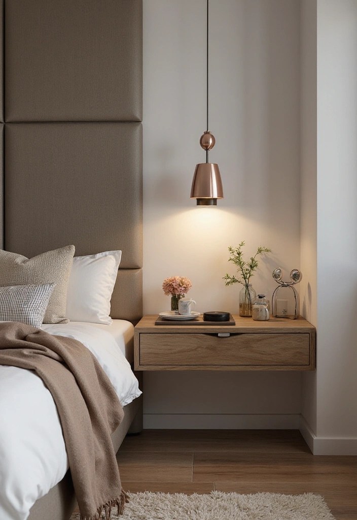 15 Stunning Furniture Hacks for Bedroom Decorating (You Won't Believe #7!) - 9. Floating Nightstands